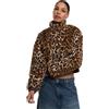 Urban Classics Tb7938-ladies Cropped Faux Fur Leo Jacket Giacche Leggere, Donna