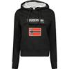 Geographical Norway Gadrienama Lady Felpa con Cappuccio, Nero, XL Donna