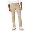 Amazon Essentials Uomo Pantaloni Chino Aderenti Elasticizzati con Parte Piatta sul Davanti Resistenti alle Pieghe