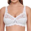 Susa Reggiseno da Donna Senza Ferretto Latina, Reggiseni da Donna con Coppe Cucite e Spalline Regolabili in Lunghezza, Tenuta Ideale, Chiusura con Segno di spunta, Bianco (Weiß 003), 5C