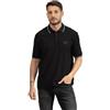 Armani Exchange Short Sleeve Side Logo Patch Three-Button Collar Polo Uomo (Pacco da 1)