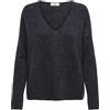 JDY JDYelanora L/S V-Neck Pullo Knt Noos Maglione Donna | Knit Fit, Maniche lunghe, Casual, Temperatura massima 30°C ciclo delicato