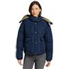 Lee - Short Donna - Vestibilità Comoda - Short Puffer With Hood - Rivet Navy