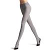 FALKE Family Rib W Ti cotone tinta unita 1 pezzo, Collant Donna, Grigio Light Grey Melange 3390, 38-40