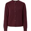 PIECES Pcmalou LS Knit Cardigan Noos BC, Tawny Port, XS