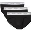 Calvin Klein Uomo Slip Hipster Confezione da 3 Balance con Fascia con Logo, Nero (Black), XL