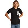 Calvin Klein Uomo T-Shirt Maniche Corte Serif Box Graphic Tee in Cotone, Nero (CK Black), XS