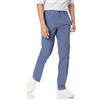 Amazon Essentials Pantaloni Chino da Lavoro a vestibilità Aderente Anti-Piega e Senza Pince Uomo, Indaco, 34W / 29L