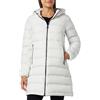 Geox W Spherica Long Park, Giacca Donna, BLANC DE BLANC, 46