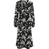 ONLY Onlnova Life Elite Amy Long Dress AOP, Black/AOP:587 Yoko, XS