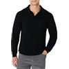 Amazon Essentials Uomo Maglione Polo a Maniche Lunghe, vestibilità Classica
