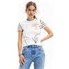 Desigual TS_roterdam 1001 T-Shirt Donna (Pacco da 1)