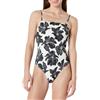 Amazon Essentials Costume da Bagno Intero con Scollo Quadrato Donna