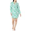 Amazon Essentials Donna Camicia da Notte con Risvolto Dentellato in Tessuto di Flanella (Disponibili in Taglie Forti)