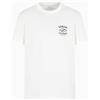 Armani Exchange Men's Utility Edge, Sustainable, Logo Stampato, vestibilità Normale, Bianco, S, Bianco Sporco, S