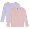 Petit Bateau 2 TS Ml TR Biancheria Intima Giorno Bambine e Ragazze