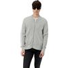 Tommy Hilfiger Uomo Cardigan Giacca in Maglia con Zip Structure Baseball Zip Through Senza Cappuccio, Grigio (Light Grey Heather), 3XL