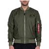Alpha Industries MA-1 TTC Giacca bomber da uomo Dark Olive