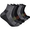 Timberland PRO 6-Pack Quarter Socks Calzini a Quarto, Multi (6 Pezzi), XL (Pacco da 6) Uomo