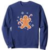 United Labels Natale - Omino di Pan di Zenzero Felpa, Unisex per Adulti, Navy, L