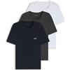 HUGO BOSS BOSS T-Shirt RN 3P Classic Maglietta, Open Miscellaneous 961, M (Pacco da 3) Uomo