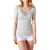 Damart T-Shirt a Maniche Corte in Thermolactyl Traforato Grigio XL