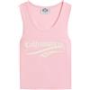 Juicy Couture Califreakinfornia Tanktop Canottiera da Donna, Juicy Pink