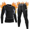 MeetHoo Biancheria Intima Termica Uomo, Biancheria Funzionale Uomo Quick Dry Maglia Termica Invernali da Sport Compression Baselayer per Corsa Ciclismo Calcio