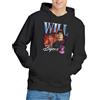 Stranger Things Will Homage Felpa con Cappuccio Unisex, Nero, S