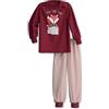 CALIDA Toddlers Outdoor Set di Pigiama, Rosso Mattone, 92-98 Bambine e Ragazze