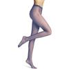 FALKE Dot 15 DEN W Ti trasparenti velati fantasia 1 pezzo, Collant Donna, Blu Smoky Blue 6483, S