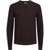 JACK & JONES Jjotto Knit Crew Neck Maglione Lavorato a Maglia, Verde Combo, S Uomo