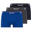 Boss Costume da Bagno da Uomo (Confezione da 3), Blu Navy/Antracite/Blu, L