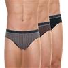 Athena Tonic, Slip Uomo, Multicolore (Rayures Rouge/Point Rouge/Noir 1900), Large (Taglia Produttore: 4)