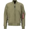 Alpha Industries MA-1 TT Bomber Jacket per Uomo Olive