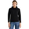 Cecil Damen Shirt mit Großem Kragen T Collo Grande, Nero, S Donna