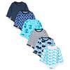 Care 4132, Baby Body a Maniche Lunghe, Unisex - Bimbi 0-24, Pacco da 6, Dark Navy (778), 56