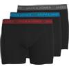 Jack & Jones Confezione da 3 Boxer da Uomo, Colore Asfalto, Taglia EU 4XL US2XL