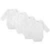 BABIDU | Set 4 Body Neonato Manica Lunga - 100% Cotone, Morbidi e Traspiranti - Body Unisex Bambino e Bambina, Ideale per i Giorni Più Freschi, Made in Europe