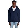 Jerzees - Felpa da uomo in pile con zip - Blu - Large