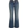 JACK & JONES Jxtexas Jeans Slim Flared LW C278 DNM SN Donna