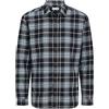 JACK&JONES PLUS Jjjoshua Fall-Maglietta in Flanella Camicia Casual, Goblin Blu, 4XL Uomo