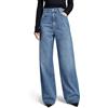 G-STAR Donna Deck 2.0 High Loose Jeans, Blu (faded everglade D23591-D301-G357), 28W / 32L