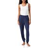 Amazon Essentials Pantaloni Pigiama in Jersey Leggero Lavorato a Maglia Stile Jogger, per Relax o da Notte, con Tasche Donna, Blu Marino Slavato, XS