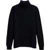 Diana Studio, Dolce Vita in Maglia Nero Uomo, 100% Cotone, Maniche Lunghe, Taglia S, Regular Fit