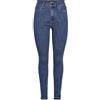 PIECES Jeans Skinny Fit da Donna, Media Blu Denim, S/30L