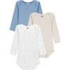 Petit Bateau Set di 3 biancheria intima da giorno, unisex, per bambini, confezione da 3, variante 1_23, 6 mesi