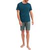 Calida Relax Streamline Set di Pigiama, Deep Petrol, 50 Uomo