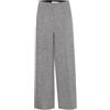 ICHI IHKATE - Pantaloni da Donna in Tessuto Jacquard, con Chiusura Lampo, Cuciture Decorative, Motivo a Spina di Pesce, Tasche a Bordo, vestibilità Regolare, Nero/Bianco a Spina di Pesce (203523), M