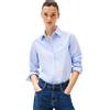 Tommy Hilfiger Donna Camicia Oxford Relaxed Fit, Blu (Mid Blue), 42